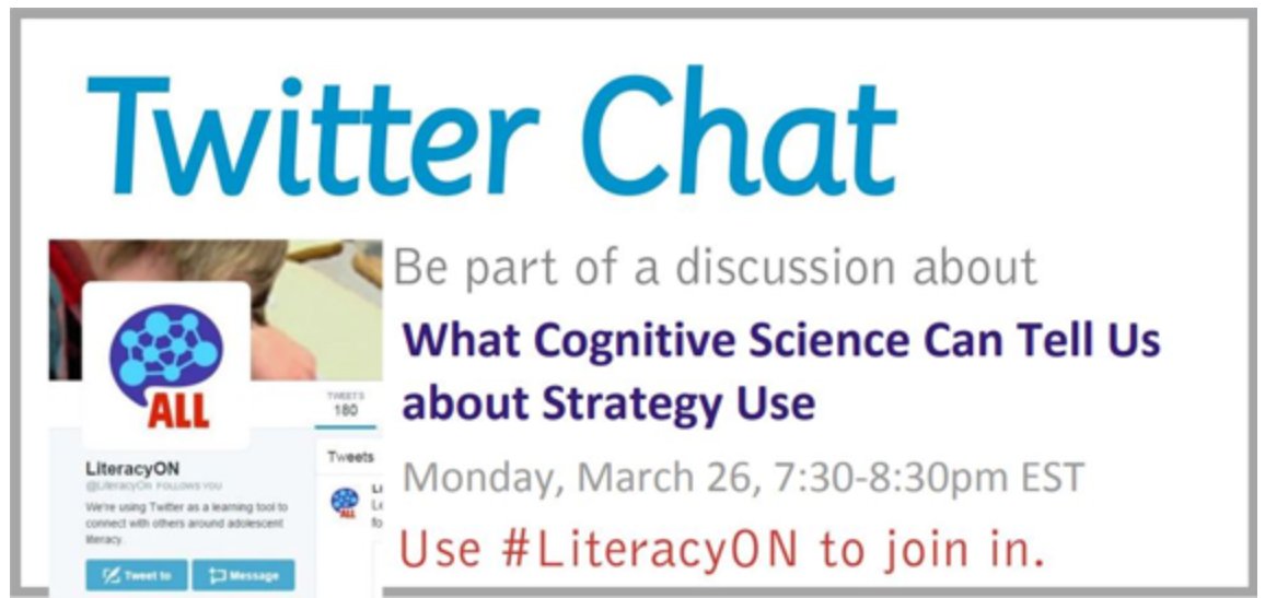 LiteracyOn's tweet photo. Have a restful and well-filling March Break! And then join our next Twitter Chat on March 26th! @brianweishar @cdvenema @schlagzeug_usw @RCollishaw @OHASSTA @alkinahan1 @specedforever @1GRTeacher https://t.co/XMAagnIkoN