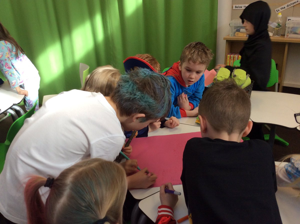 JesmondY4's tweet photo. Orange group have been thinking of animal characters in books.  How many stories can you think of with wolves in? https://t.co/Tcp2QqkUpY