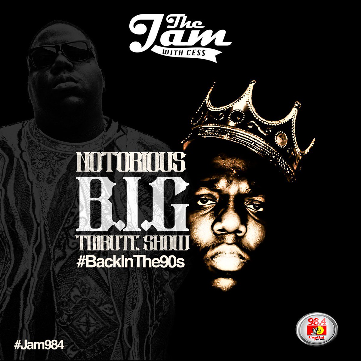 thejam984's tweet photo. Playing nothing but the best of Notorious B.I.G on #BackInThe90s with @ChairladyNCTC.
#Jam984 #NotoriousBIGTribute https://t.co/lp2LJCDhGa