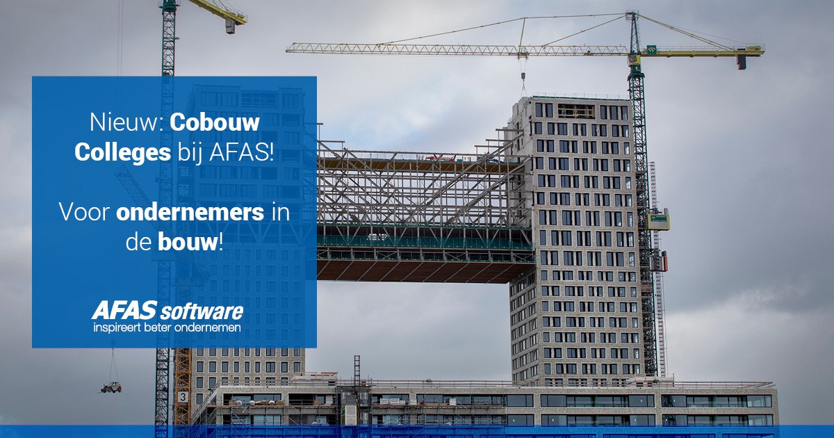 Hoe leid je je bouwonderneming succesvol naar de toekomst? En wat is goed ondernemerschap? Laat je inspireren door Annemarie van Gaal, Bas Kuypers, Danielle de Nijs, Karin Rog en Thomas van Belzen tijdens het eerste Cobouw College op 17 april bij AFAS: cobouwcolleges.nl