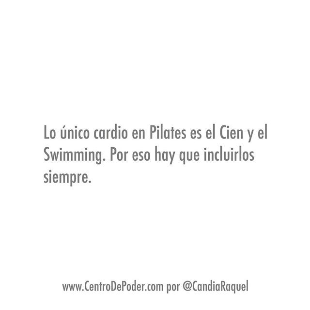 CandiaRaquel's tweet photo. Lo único cardio en Pilates es el Cien y el Swimming. Por eso hay que incluirlos siempre.
🦋 Salud, @candiaraquel #centrodepoder
Glúteos, pantorrillas, isquiotibiales, cuadriceps, abdominales, dorsales, hombros, pecho, brazos… ¡El swimming lo trabaja … https://t.co/1UuOOxeUdU https://t.co/wPpD5g8fsB