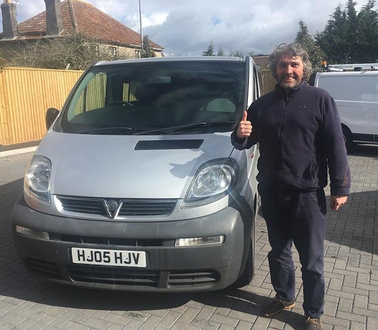 Barnaby from Minehead collecting his Vauxhall Vivaro crew van. Thank you for the business, have a safe trip back! 😃 #Vans365