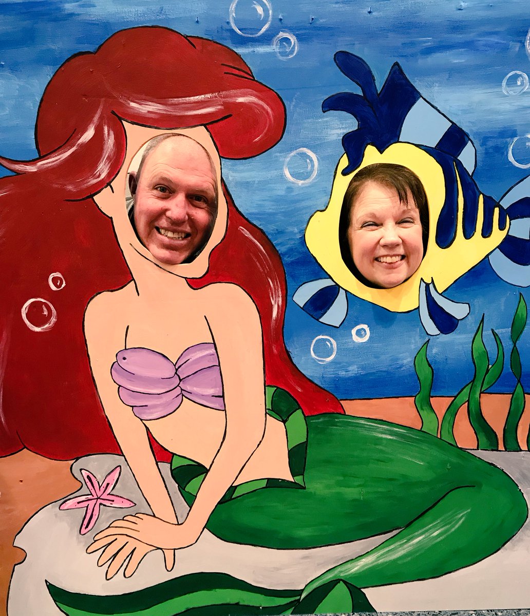 LeRoy_CSD's tweet photo. What an awesome opening night for The Little Mermaid production!
Randy & Rhonnda are under the sea this morning! The curtain opens again tonight @ 6pm!
#WayToGoKnights
#LRmermaid🧜♀️ https://t.co/JT9QsQFKP4