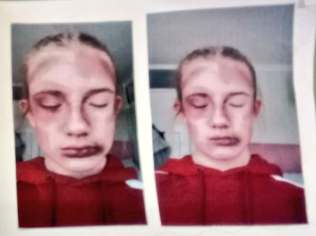 MissRichmondArt's tweet image. Year 8 #arthomework inspired by @saritaallison #art #ks3art #makeupartist #independentlearning