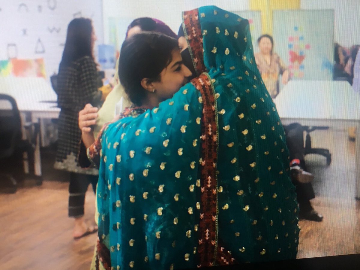 KarandaazPK's tweet photo. A very emotional pitch, fellow incubatees are overwhelmed that 13 year old Sania could make it to @NICLahore since she barely travels within her own village. #ICF2 #WEC @ukinpakistan #AIDworks #GenderInclusion https://t.co/hhHQK1XRMq
