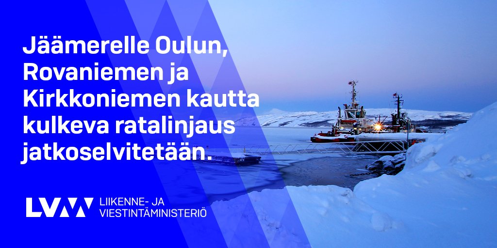 Jäämeren radan linjauksen ratkaisi Kirkkoniemen eduksi Suomen logistisen aseman ja saavutettavuuden parantuminen vaihtoehtoihin verrattuna. lvm.fi/-/selvitys-jaa… #Jäämerenrata