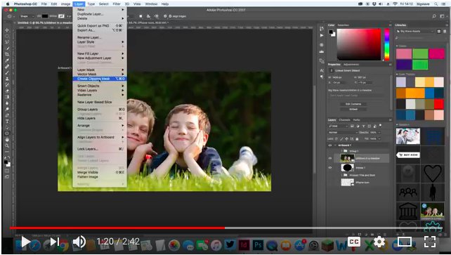 bigwave_AATC's tweet photo. Quick 2 min video tutorial on creating #ClippingMasks or Clipping Groups in #AdobePhotoshop by all means like comment and share - or let us know if you'd more of these :) 
https://t.co/bcdAIpRxOh https://t.co/5ndcQaoidA