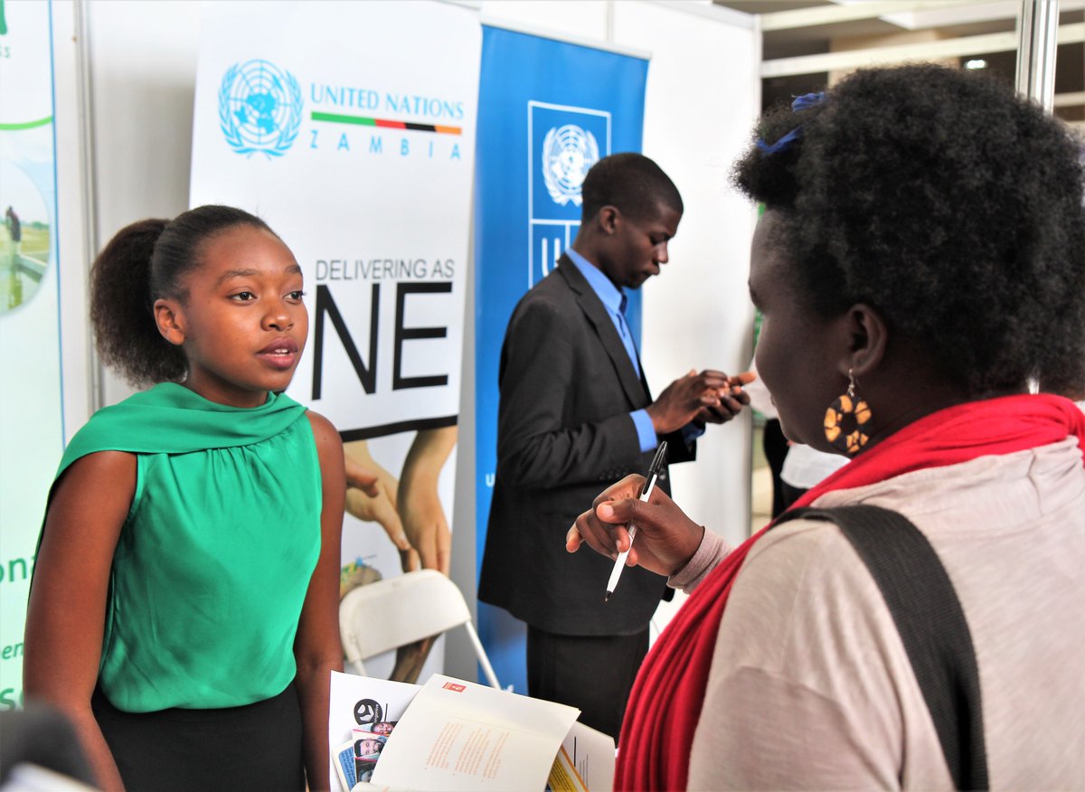 YOUTH WEEK
Theme: Leveraging #Opportunities For #Youth Through #ICT 
Official Opening of #Youth Forum and #Young #Entrepreneurs and #Innovators Exhibition in #Lusaka by the Vice President , Inonge M. Wina 

#UNDPSupport