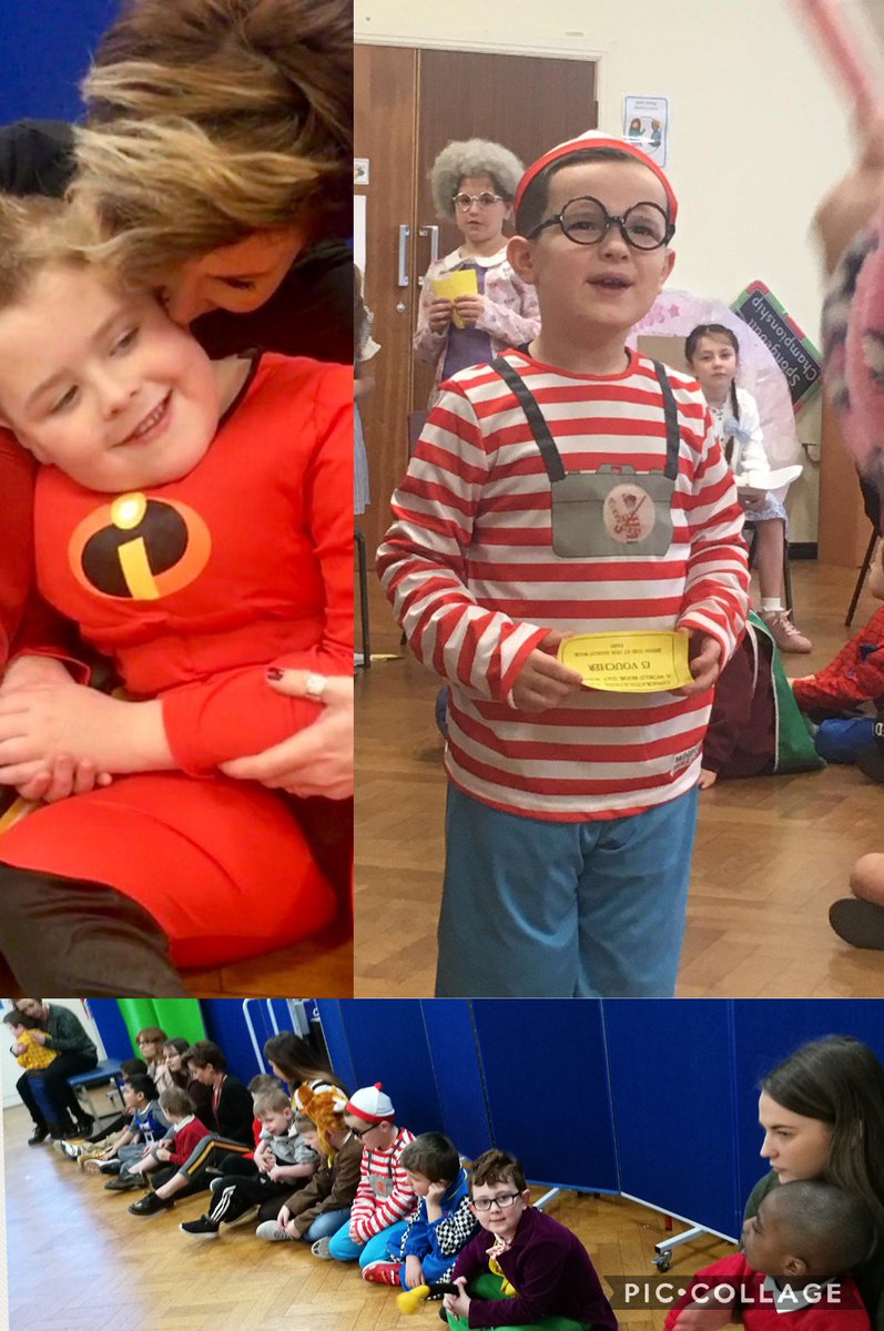 GwyrosyddASD's tweet photo. We enjoyed Miss Julie's world book day assembly. #WorldBookDay2018 #gspLIT #inclusion https://t.co/OryJOclCGs