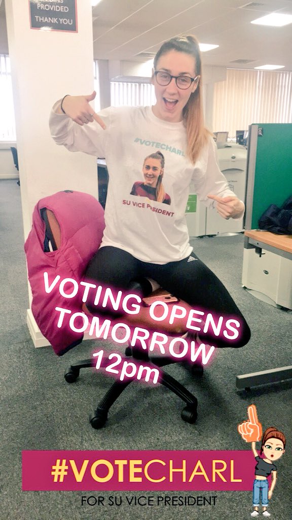 votecharldolan's tweet photo. VOTING OPENS TOMORROW 12:00pm‼️‼️ 

Hope to catch you all around the two campuses over the next few days. 

Remember to have your say... 

#votecharl for Vice President✅ https://t.co/gzC0gvI7MI