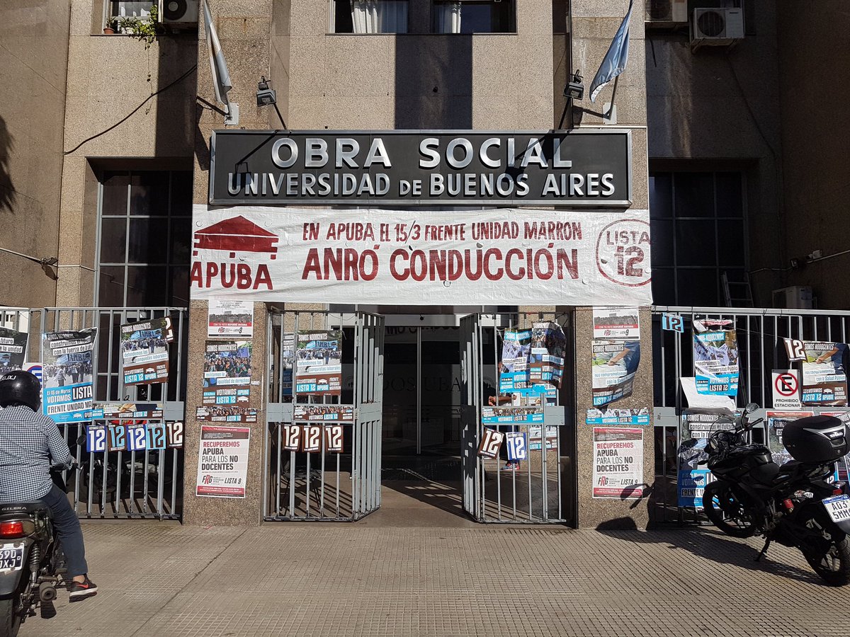 Lista12_APUBA's tweet photo. La semana que viene se vota, las y los compañeros/as ya saben que van a votar #Lista12 #FrenteUnidadMarrón #SomosNodocentes #AnróConducción https://t.co/xpMGc3SNlx
