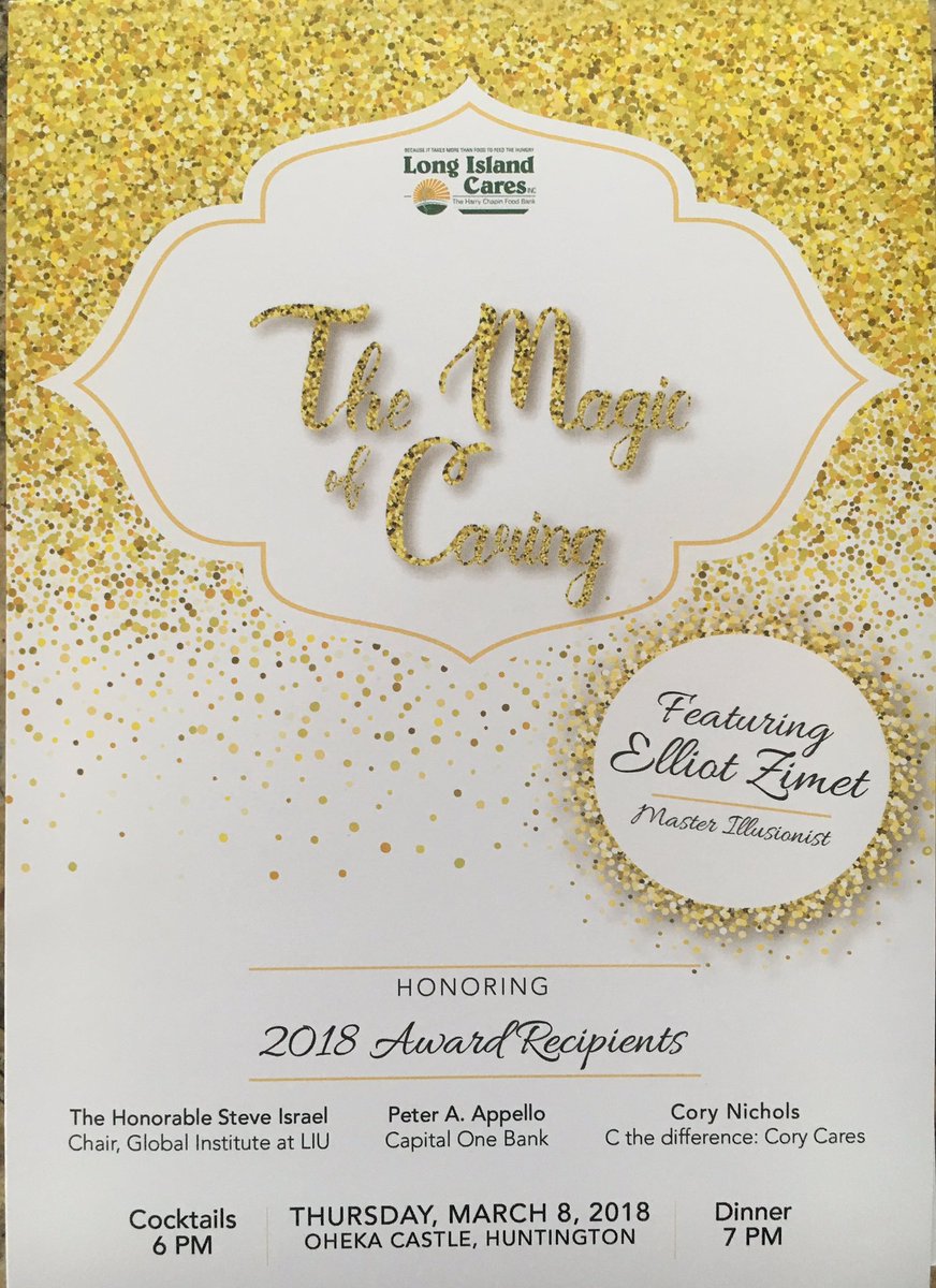 CoryCares's tweet photo. Thank you @LongIslandCares for this incredible honor and an amazing night! Please watch video here: https://t.co/AfN129EZWn #teamNKH  #EndHunger https://t.co/0HLmQly7H2