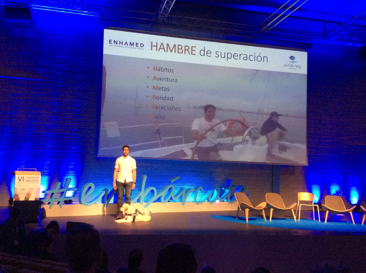 barcosalquiler's tweet photo. Jornada interesante en el #congresonáutico, repasando la normativa y conociendo los cambios que vendrán en los próximos meses. Y ahora, todos atentos escuchando la historia de @Enhamed #embarcate https://t.co/K4amcJNymR
