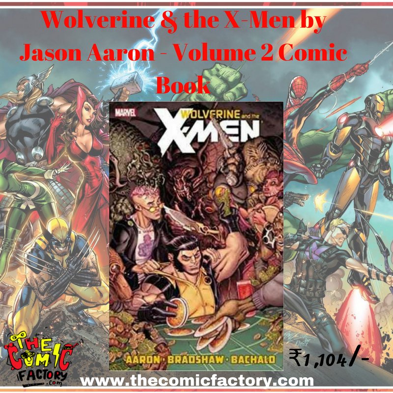 ThComicFactory's tweet photo. Wolverine &amp; the X-Men by Jason Aaron - Volume 2 Comic Book
  
      For Rs 1,104/-
      Shop Now: https://t.co/oIdt0IABAb
      Free Shipping above Rs.999 
      Cash On Delivery Available. 
      Easy Refund and Exchange 
#Marvel #Wolverine #Xmen #ComicBook #TheComicFactory https://t.co/ckaENIfLUH