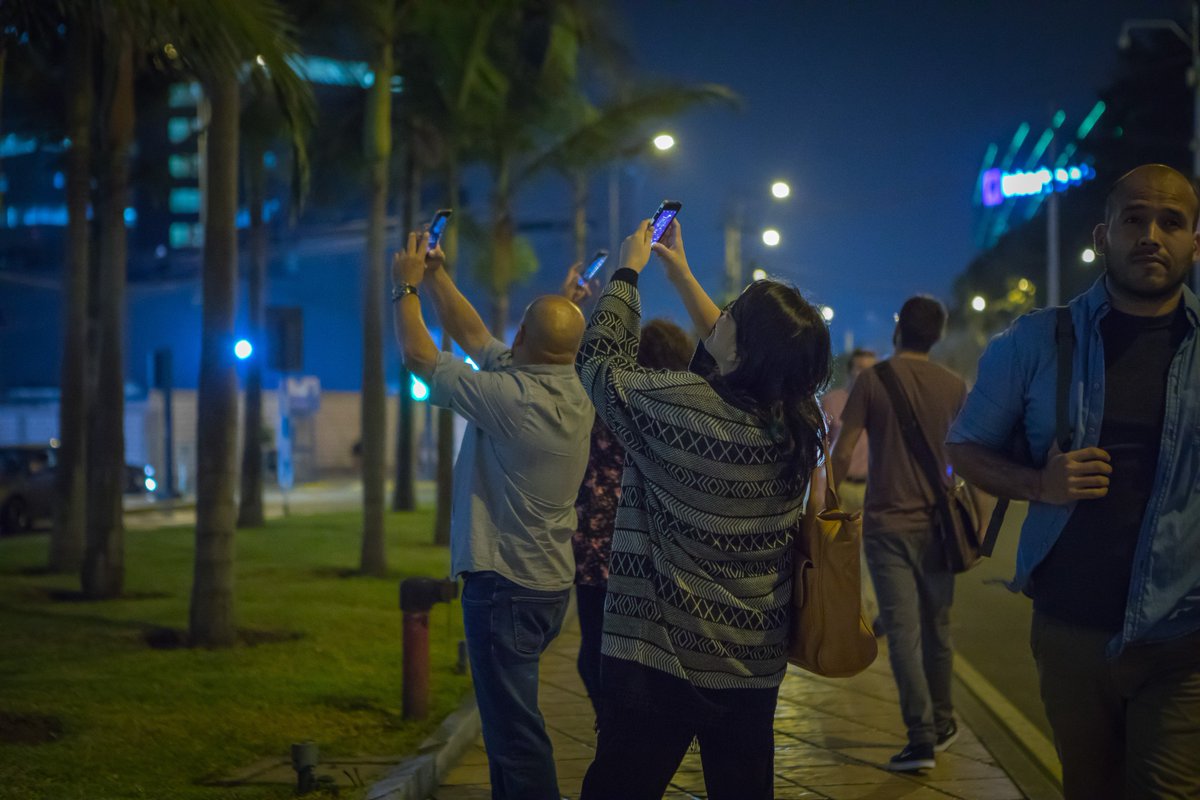 CatalystInc's tweet photo. Capturing the moment in Lima, #Peru! Did you get any photos of the Catalyst Skyline Takeover? Share them using the hashtags #SignOfProgress, #CatalystForChange, #WorkplacesForWomen, and #IWD2018 https://t.co/1OKQTE78WI