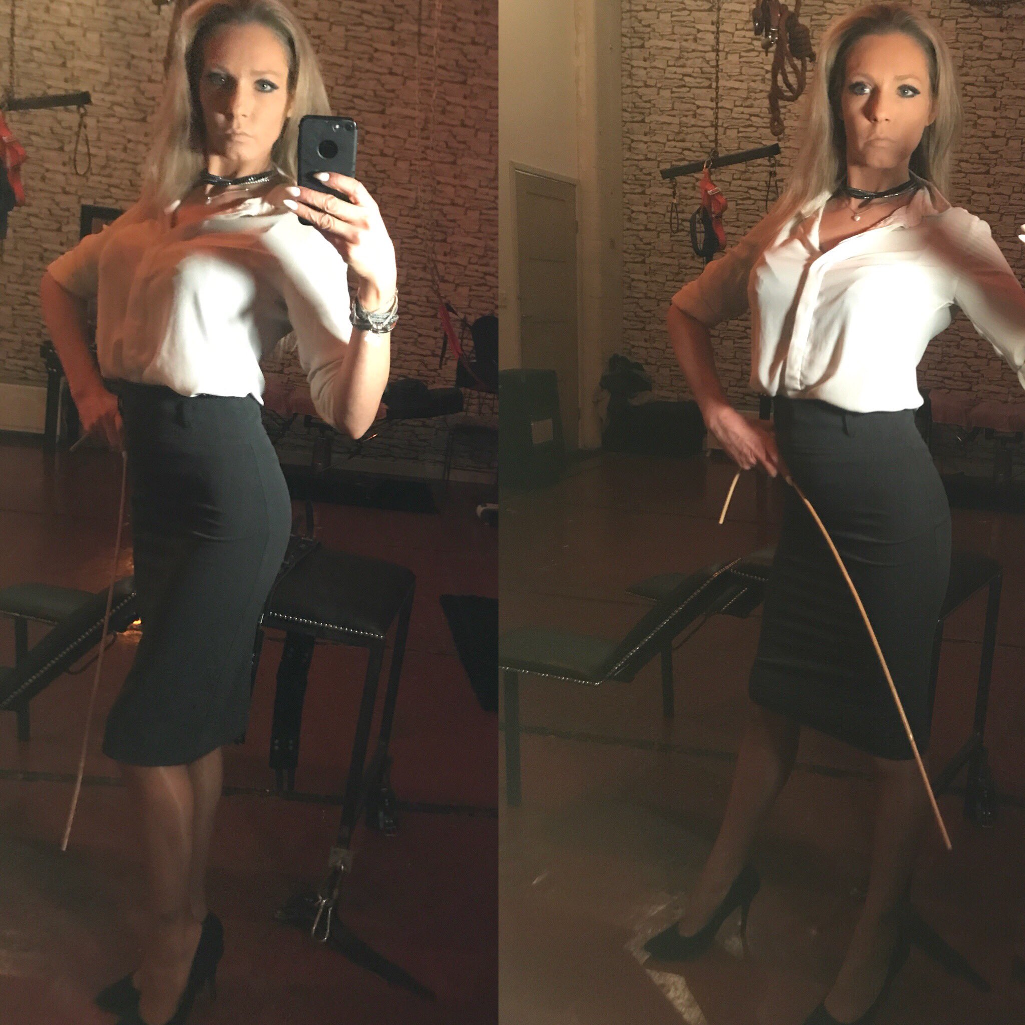 LDA ❤ on Twitter: "Headmistress this morning! Caned my very 