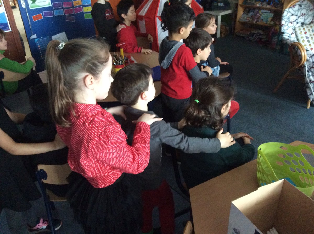 BSNJSL's tweet photo. Today L3GB visited our buddy class in Year 1 to get a lovely massage! #jsly3 #jsly1 https://t.co/6c8iZCwfjH