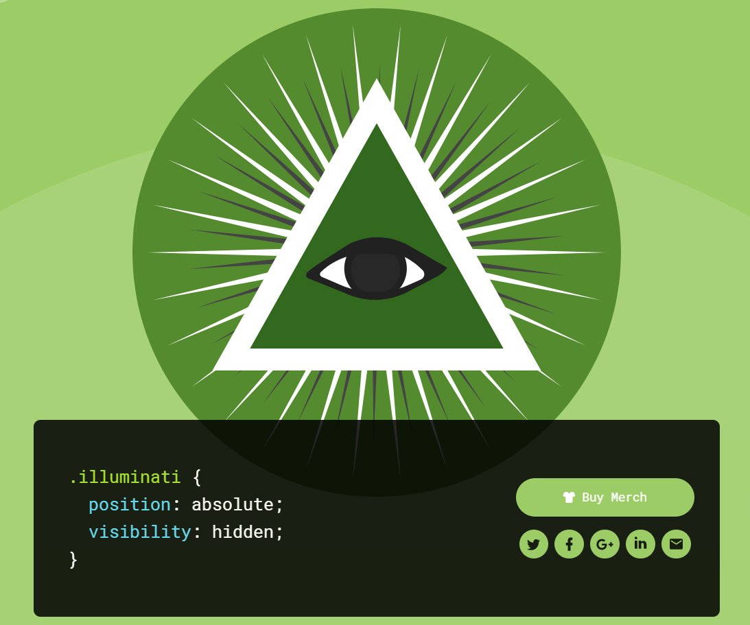 De_Nien's tweet image. 🤓 @ saijogeorge.com/css-puns/illum… #CSS  #csspuns