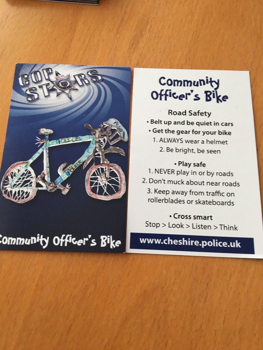 PoliceWidnes's tweet photo. PCSO 21122 attending st Gerardโs primary school this afternoon talking to year 5 pupils regarding road safety. @StGerardsWidnes @ChePolSumner #copstars https://t.co/iLQ4pKwaDE