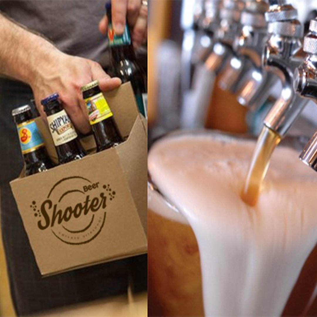 beershooter's tweet photo. Ven a @beershooter y disfruta con tus colegas este fin de semana de las mejores #cervezasartesanas  
Te esperamos!!🍻🍻
https://t.co/jsh5hiwZJ9 https://t.co/K9aOIlJNzs