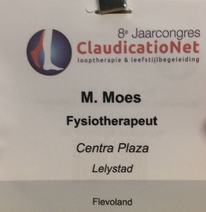 CentraPlaza_'s tweet photo. Als #claudicatio intermittens #therapeute neemt Margo regelmatig deel aan bijscholingen, zoals gisteren het 8e #ClaudicatioNet jaarcongres met veel interessante sprekers. Als #fysiotherapeut ben je ook #leefstijlcoach. Waarom? Lees haar verhaal op https://t.co/YGVVeALwSD https://t.co/FnIfg5LObG