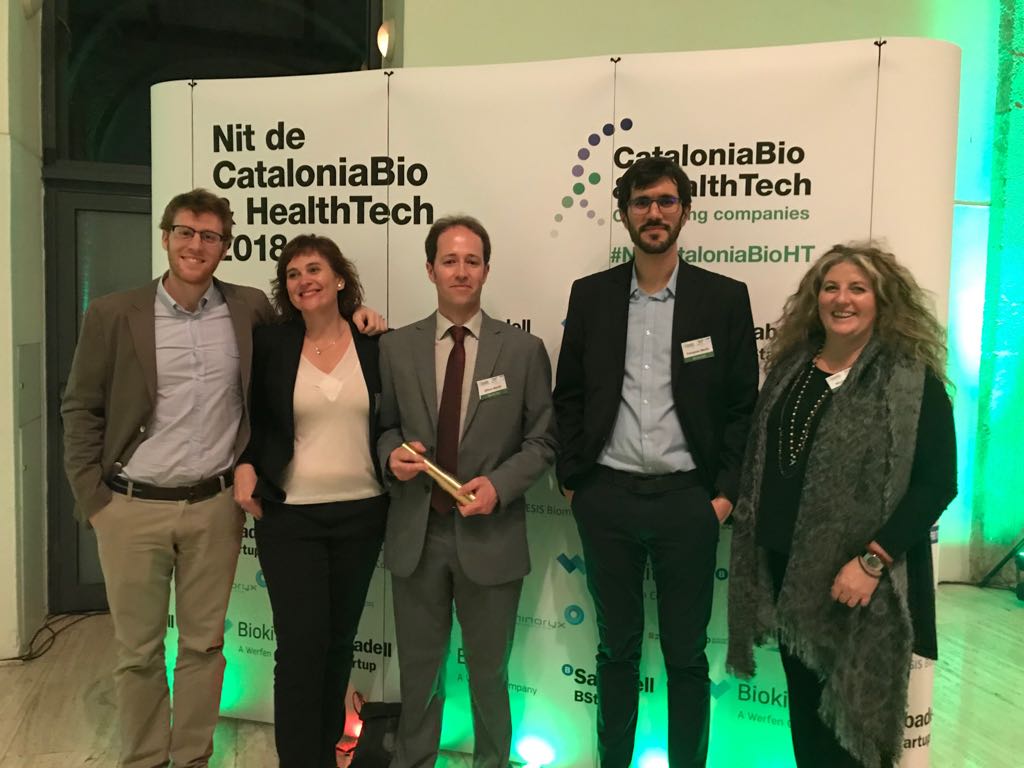 I'm so happy for the award but also proud to share it with this great team! This award is for all of us! #NitCataloniaBioHT @MindtheByte