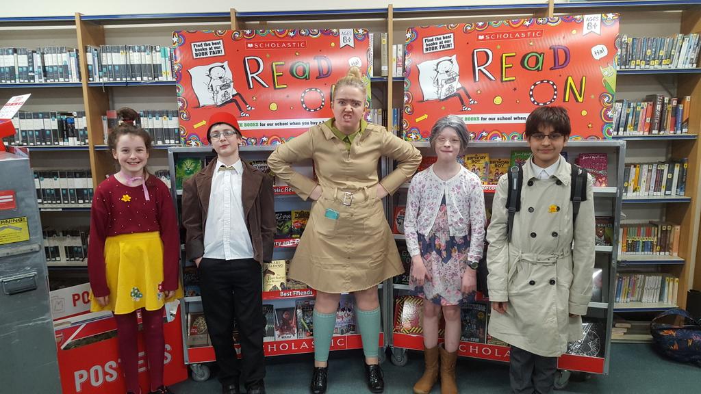 CHS_Literacy1's tweet photo. Some of our fabulous entries for the World Book Day fancy dress competition @CHSLRC @WBDWales @EnglishCHS https://t.co/BxjLyaFUTG
