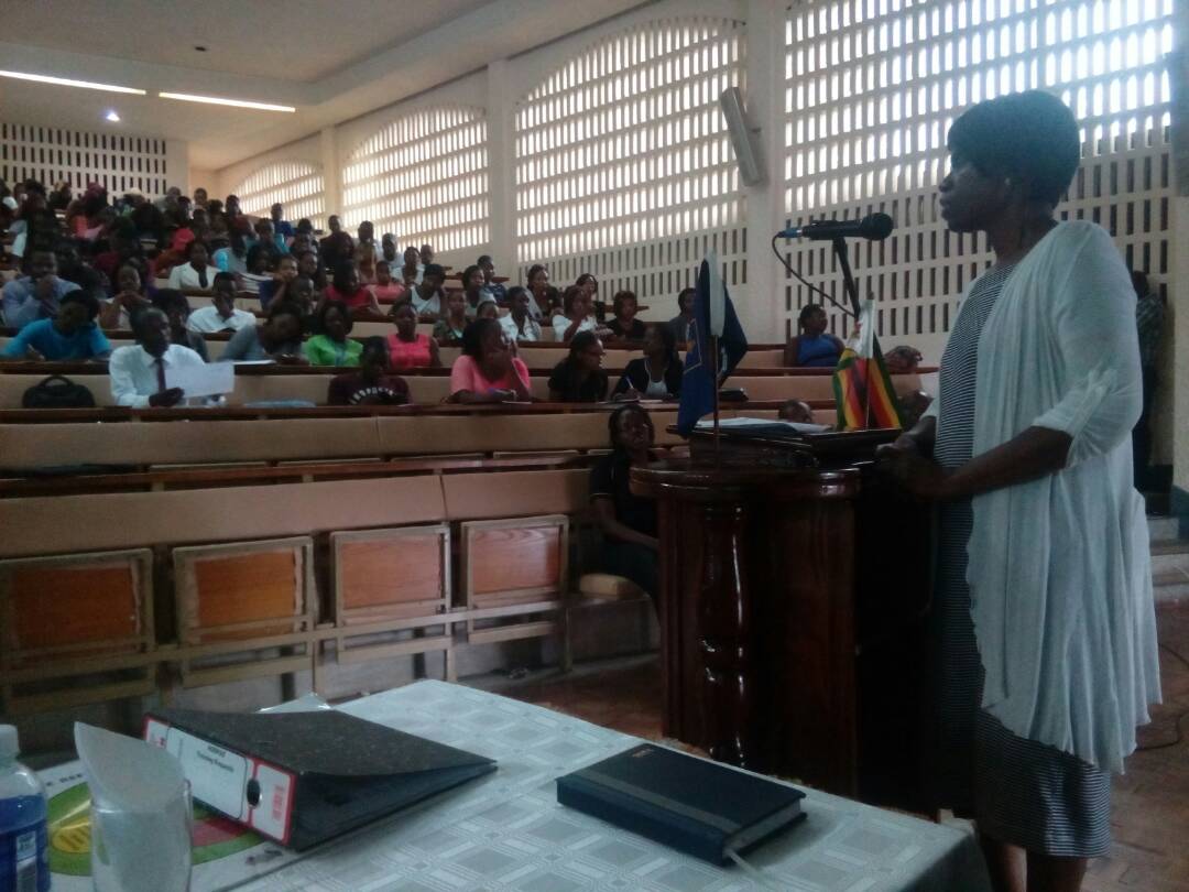 hospaz's tweet photo. Currently underway, #HOSPAZ Programs Officer Julieth Msengi, presentating on #PalliativeCare to social work students at University of Zimbabwe. Do you understand #PalliativeCare?
@OSISA @USAID @APCAssociation @MoHCCZim https://t.co/hcY7F74xoU