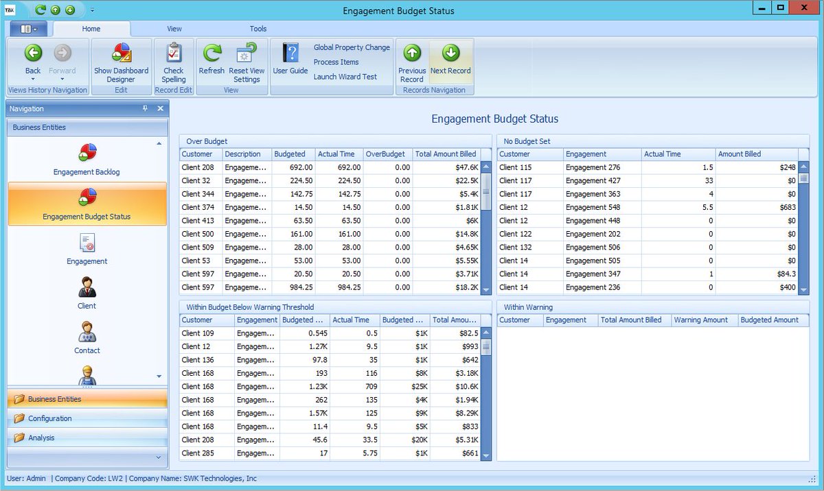 SWKTBSolutions's tweet photo. With #TBi from @SWKTECH you can see the instant and up-to-date budget status of each of your ongoing projects, so you can better manage client relationships and eliminate challenging budget discussions late in the project. https://t.co/AhHBous1xq