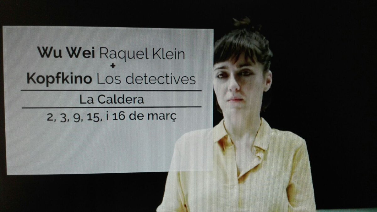 Telodefons's tweet photo. A l'agenda parlem de muntatges fets per #dones: #Wi Wei i #Kopfkino a @lacalderabcn; #Fugadeconills de @010teatre @Enpaulus @SalaAtrium; #LaNitdeMollyBloom amb @angelsbassas a @SalaMuntaner i #ThreeTimesRebel de @lapallisera  @mercatflors ▶️https://t.co/NKofiUqU8X https://t.co/pxoykiJ13o