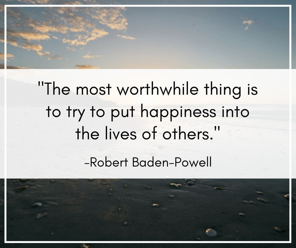 How will you bring happiness into someone else's life today? #QOTD
