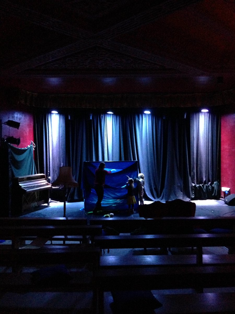 Tech run through &amp; set up <a href="/MirthMarvelE17/">Mirth Marvel & Maud</a> for tomorrow's #childrenstheatre as part of <a href="/LakeofStars/">Lake of Stars</a> excitingly we can release a few more tickets for <a href="/MagicBoxE17/">Magic Box</a> and will have limited no. on the door
