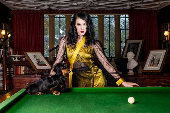 BBLoungewear's tweet photo. A silk satin edging in gorgeous chartreuse perfectly frames the dark decadence of the sheer dotted tulle in our Agatha Robe; was £300, now £150! https://t.co/rYnxI9LWeX https://t.co/OpGCmlnvcO