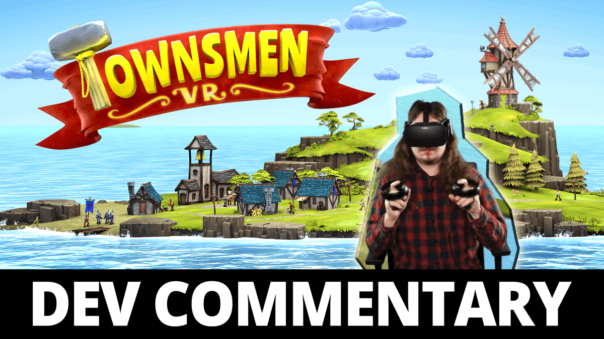 handy_games's tweet photo. Watch our new dev commentary (Let's Play) with our game designer of Townsmen VR! https://t.co/GHn6G9i6Sn Have fun! <3 #devcommentary #dev #letsplay #townsmenvr #vr #oculusrift #steam #oculus #vrdev #developer #gamedesigner https://t.co/qVC1qs1PmN