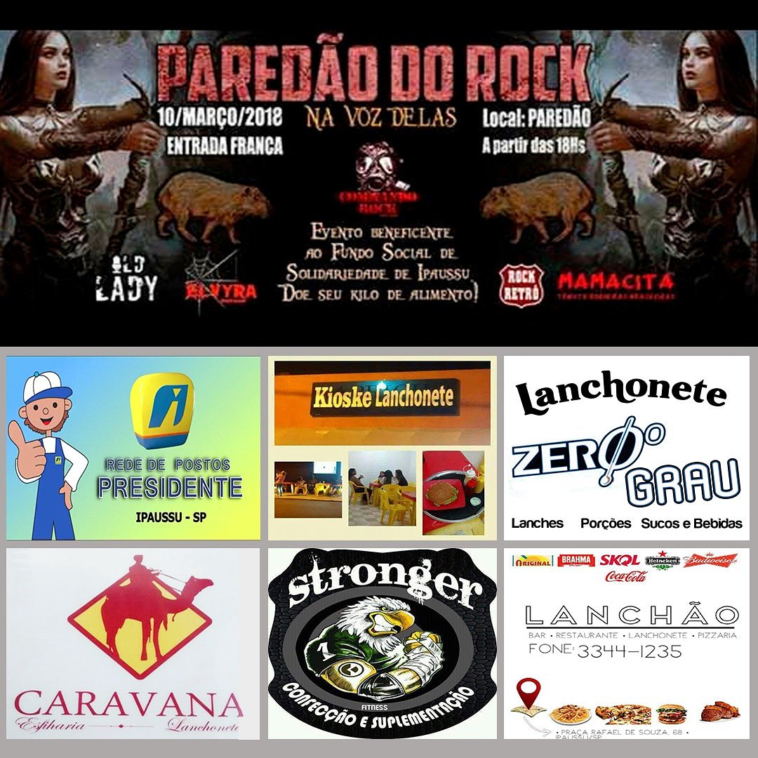 CommandoRock1's tweet photo. Patrocinadores oficiais do PAREDÃO DO ROCK e COMMANDO ROCK 💀💀💀!!!
Clique no evento e confirme sua presença e lembrando que será proibida a entrada de cerveja🍺🍺🍺, ahhhhhhhh e não esqueçam seu kg de alimento🍞🍝🍗🍪🍶 https://t.co/w36MfDZiaQ