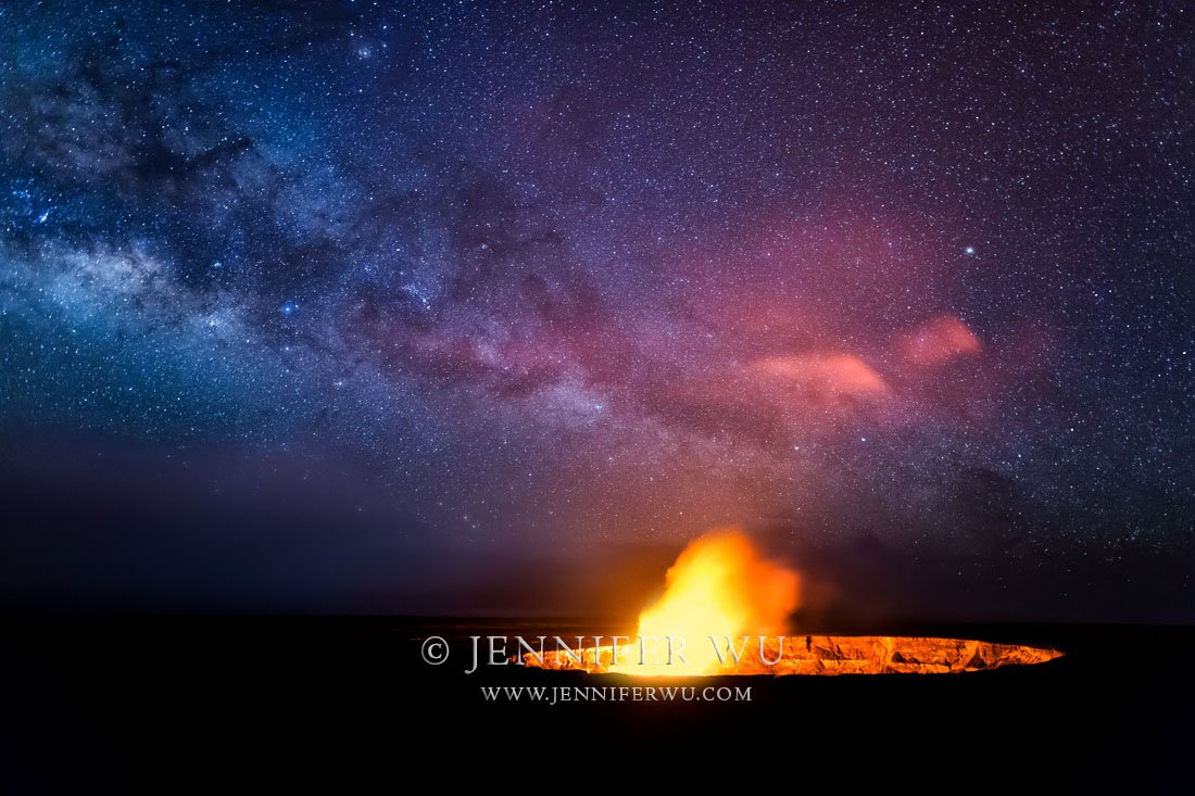 jenwuphoto's tweet photo. I am excited to announce a 6-part Photographing the Night Sky article series for Canon USA for the Canon Digital Learning Center! #CanonUSA #KīlaueaVolcano #CanonLiveLearning #CanonEOS5DMarkIII #ExplorerOfLight #NightPhotography #BigIslandofHawaii #HalemaumauCrater #nightsky https://t.co/97Z37oE63t