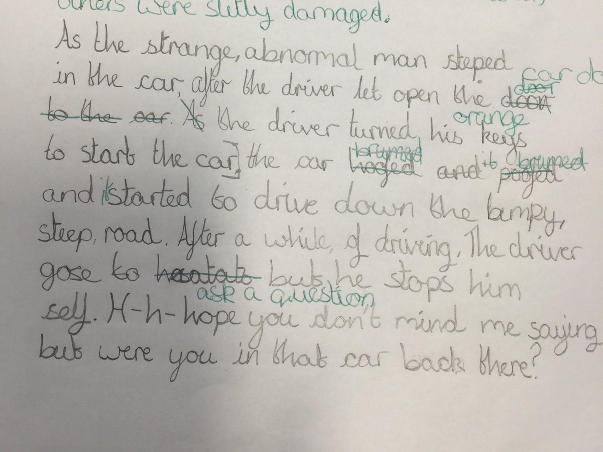 Y6WillowClass's tweet photo. These children were asked to write their paragraphs again today. Look at the difference! https://t.co/N6e9ayc9hF