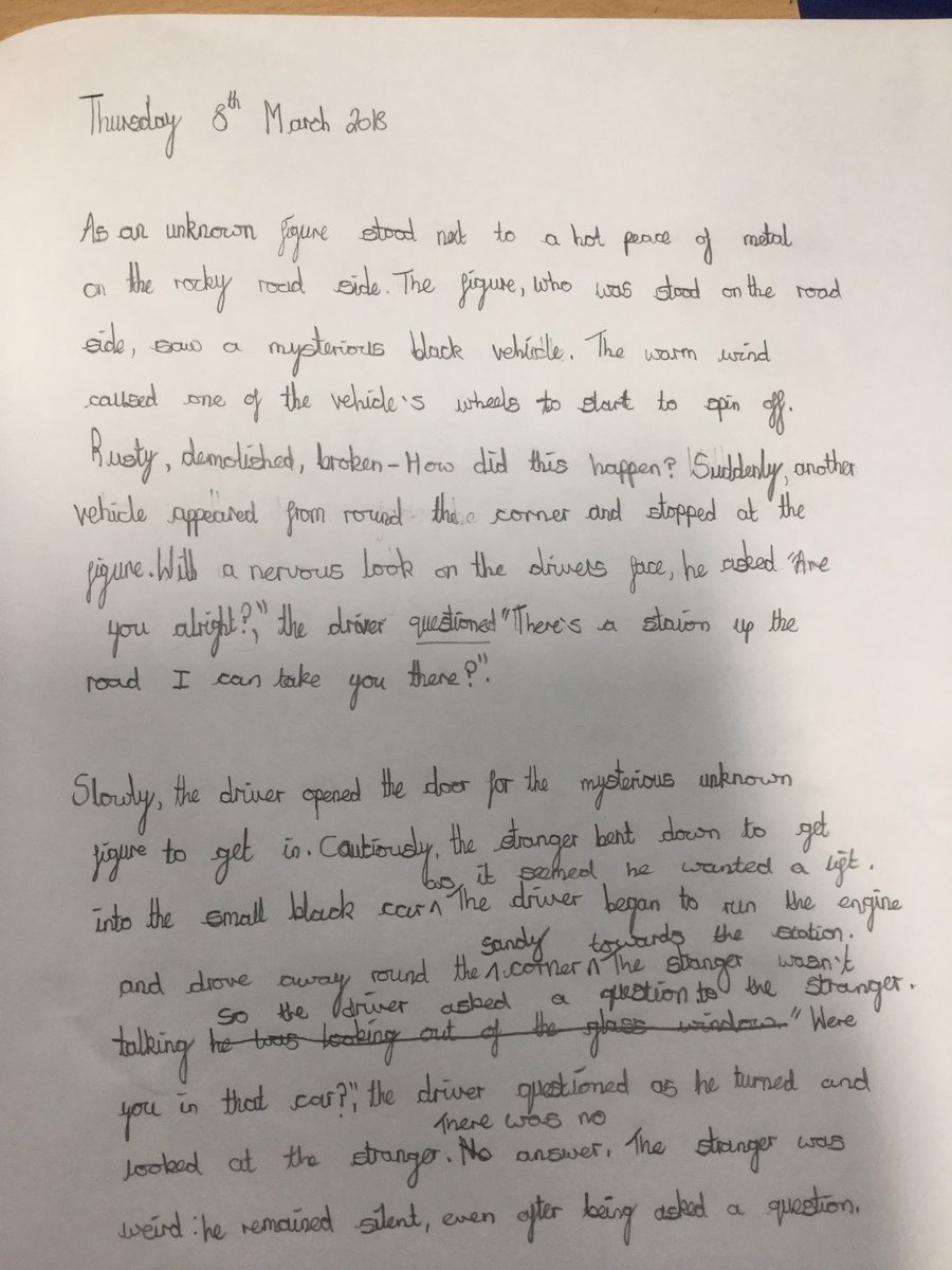 Y6WillowClass's tweet photo. These children were asked to write their paragraphs again today. Look at the difference! https://t.co/N6e9ayc9hF