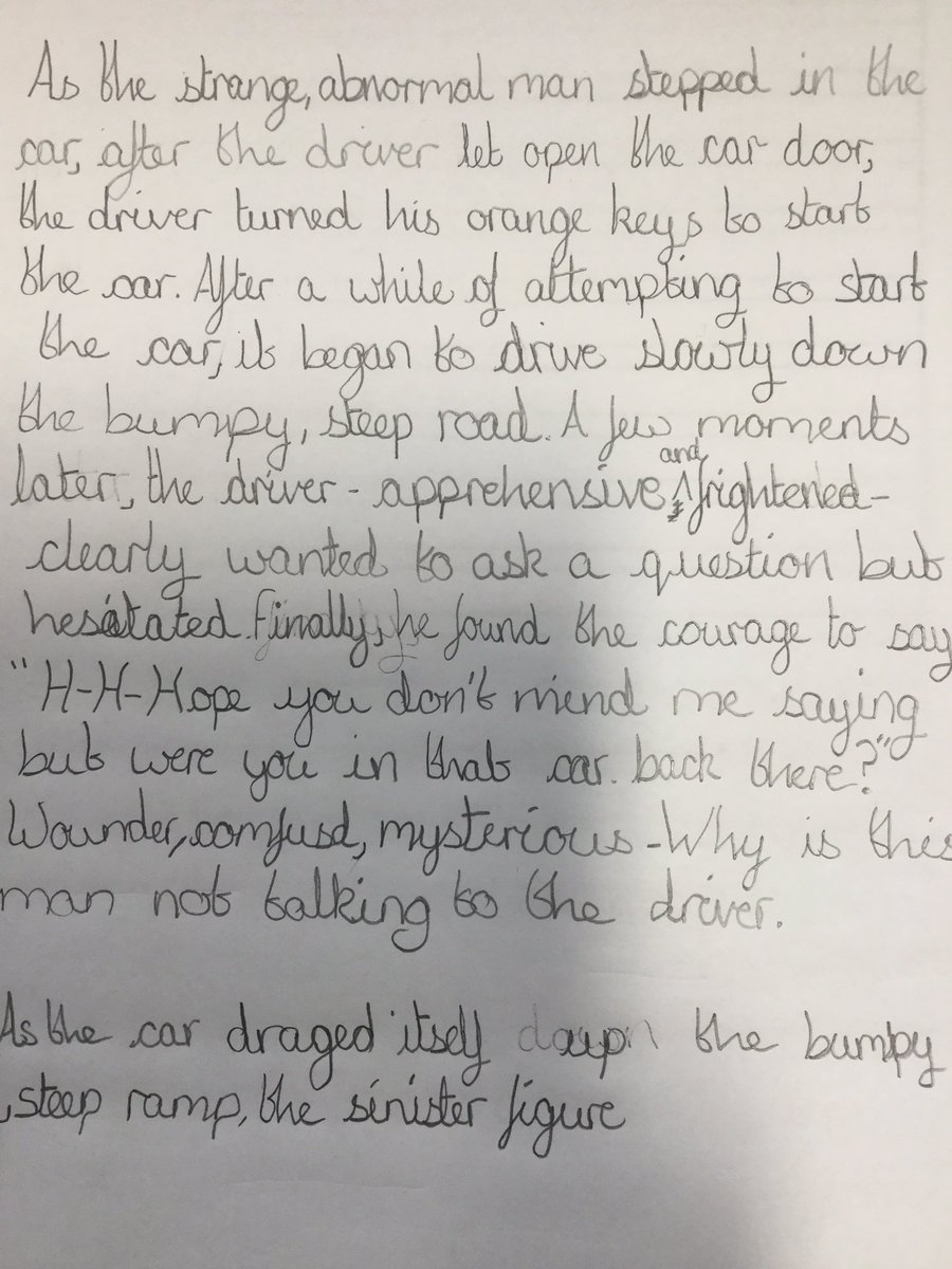 Y6WillowClass's tweet photo. These children were asked to write their paragraphs again today. Look at the difference! https://t.co/N6e9ayc9hF