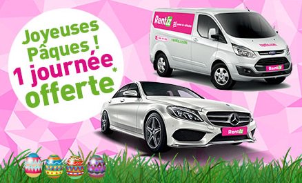 Rentiz's tweet photo. Pour le week-end de Pâques, partez à la chasse au bon plan !
Profitez d'un JOUR OFFERT pour toute location d'une voiture ou d'un utilitaire avec un départ les 30 et 31 mars et un retour le 3 Avril.
En savoir plus : https://t.co/96gOJN03rC
#bonplan #promo #voiture #location https://t.co/t2PnJ5cTRX