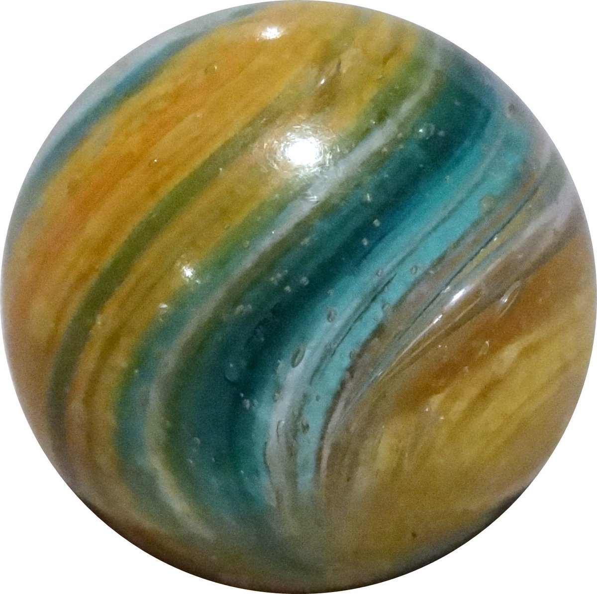 CollectMarbles's tweet image. End of Day 4-Panel  Onionskin. Germany. Circa 1860-1920. 11/16". Estimated value is $30-$50. #marbleoftheday #marble  #marbles #marblecollecting  @CollectMarbles