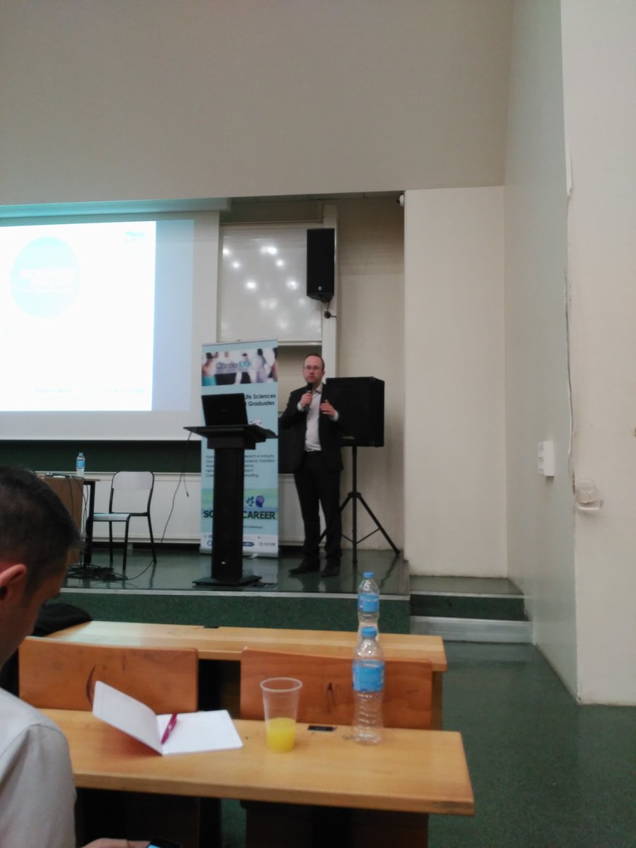 CareerEXPONice's tweet photo. #Entrepreneurship talk right now at the conference room by Vincent Denis @IncubatPacaEst in #CareerEXPONice2018 https://t.co/cZmD2cQuqI
