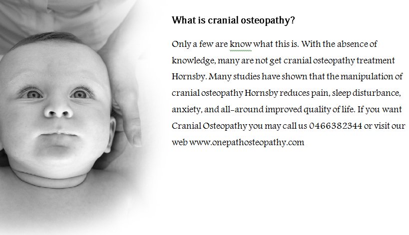 alvinadam024's tweet image. Many studies have shown that the manipulation of #Cranial #osteopathy #Hornsby reduces pain, sleep disturbance, anxiety, and all-around improved quality of life. goo.gl/8JJL6Z