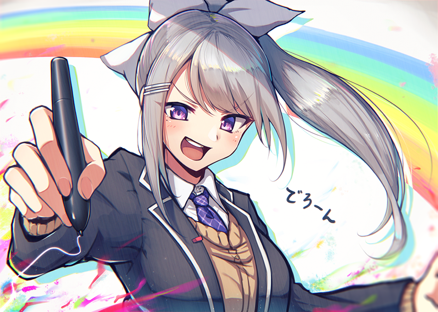 樋口楓 「迷いのない筆さばき好き #でろあーと #樋口楓 」|fal@充電中のイラスト