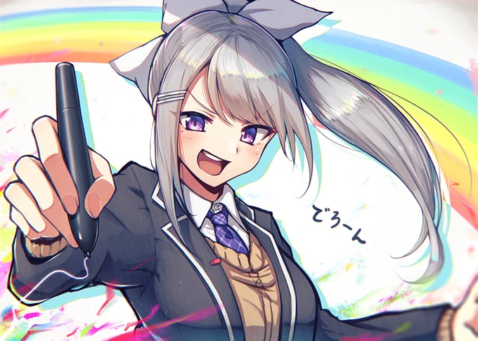 迷いのない筆さばき好き #でろあーと #樋口楓 