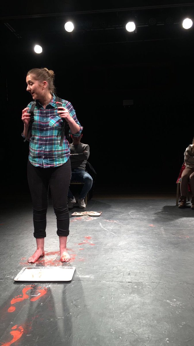 Fayble3's tweet photo. Performed Isogloss for the drama students of @CalderdaleCol today as well as ran a workshop :) thank you to @MHarrisonLord and his students for having me, had a wonderul day :) #Actingperformance #Foundationdegree #performancearts #BA #Degree #isogloss #workshop https://t.co/IENxnMycxV