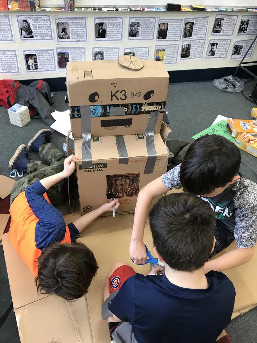 connors4th's tweet photo. The day is finally here!  Innovation Day with our Congress Park friends! #ogdenavenuepanthers https://t.co/fdokz4vPlh