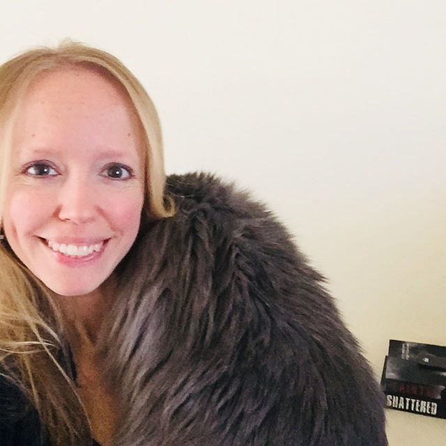 JodyCalkins's tweet photo. Morning cuddles! Heracles is such a love! ❤️ I can type one-handed, no problem. 😁 Happy Friday, everyone! 🌻 #writerslife #amwriting #heisheavy https://t.co/cwRS6dtoRW https://t.co/itP56ZTCHG