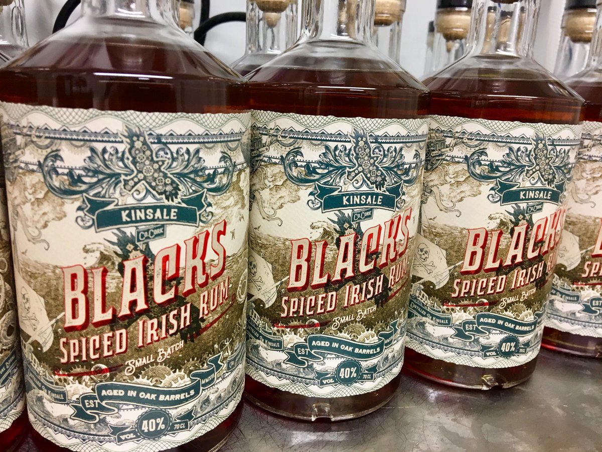 DTWdesign1's tweet photo. New label designed for small batch Rum from Blacks. Oh how we love print with spot varnishes.
.
.
#kinsale #cork #ireland #wildatlanticway #packagingdesign #diecut #graphicdesign #printing #keepingthebottleforacandle https://t.co/g6ACa6Wr5g