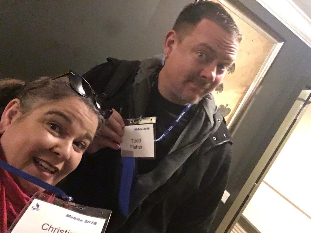 DanceEdByDesign's tweet photo. Ready to present Joining Forces with @TFish25 @SETCTweet #setc18 https://t.co/e03xmwnETU
